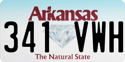 AR license plate 341VWH