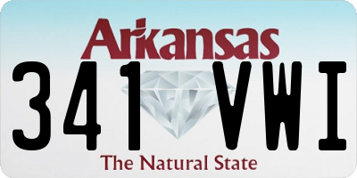 AR license plate 341VWI