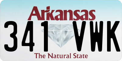 AR license plate 341VWK