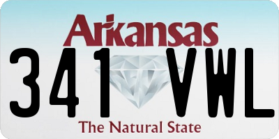 AR license plate 341VWL
