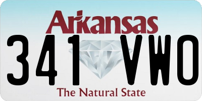 AR license plate 341VWO