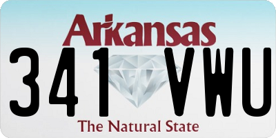 AR license plate 341VWU