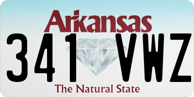 AR license plate 341VWZ