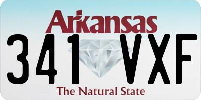 AR license plate 341VXF