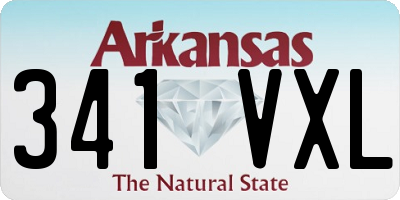 AR license plate 341VXL