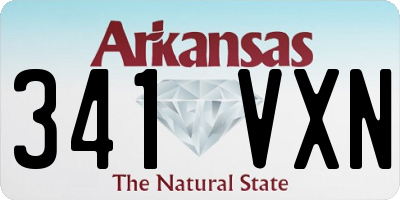 AR license plate 341VXN