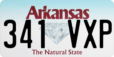 AR license plate 341VXP