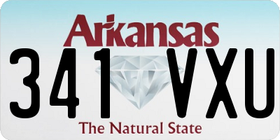 AR license plate 341VXU