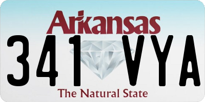 AR license plate 341VYA