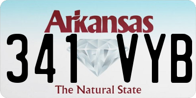 AR license plate 341VYB