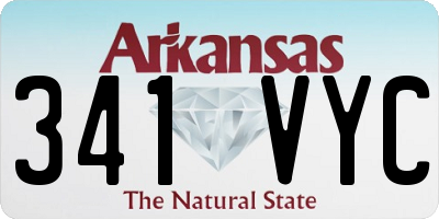 AR license plate 341VYC