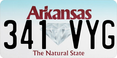 AR license plate 341VYG