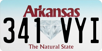 AR license plate 341VYI