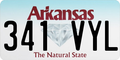 AR license plate 341VYL