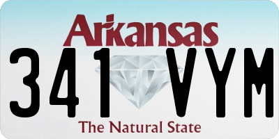 AR license plate 341VYM