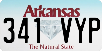 AR license plate 341VYP