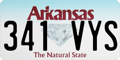 AR license plate 341VYS