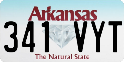 AR license plate 341VYT