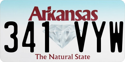AR license plate 341VYW