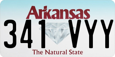 AR license plate 341VYY