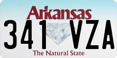 AR license plate 341VZA