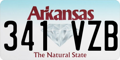 AR license plate 341VZB
