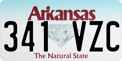 AR license plate 341VZC