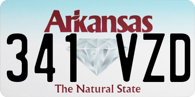 AR license plate 341VZD