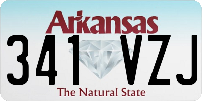 AR license plate 341VZJ