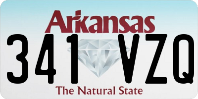 AR license plate 341VZQ