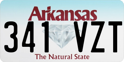 AR license plate 341VZT