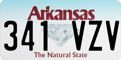 AR license plate 341VZV