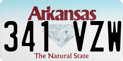 AR license plate 341VZW