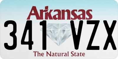 AR license plate 341VZX