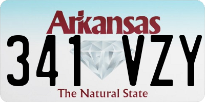 AR license plate 341VZY