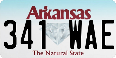 AR license plate 341WAE