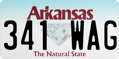 AR license plate 341WAG