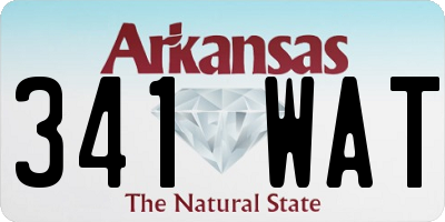 AR license plate 341WAT