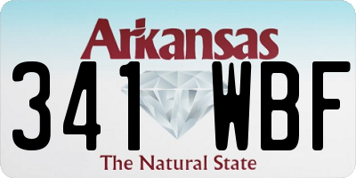 AR license plate 341WBF