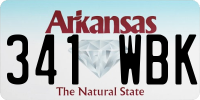 AR license plate 341WBK