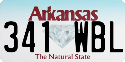 AR license plate 341WBL