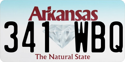 AR license plate 341WBQ
