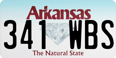 AR license plate 341WBS