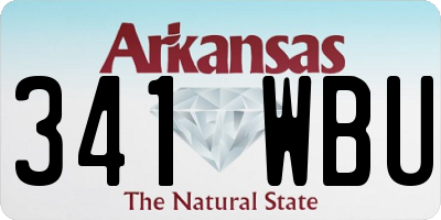 AR license plate 341WBU
