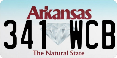 AR license plate 341WCB