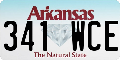 AR license plate 341WCE