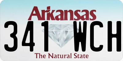 AR license plate 341WCH