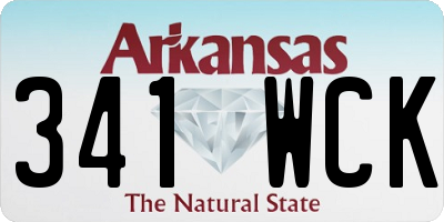 AR license plate 341WCK