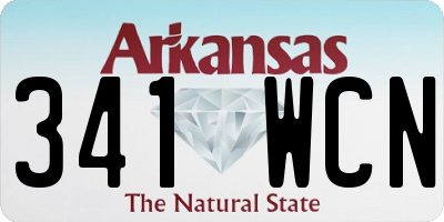AR license plate 341WCN