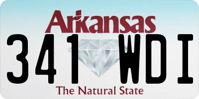 AR license plate 341WDI